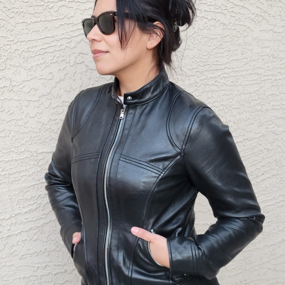 Leather jacket